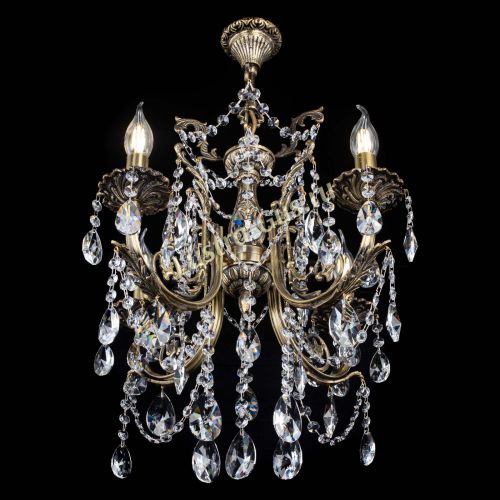 Люстра бронзовая Матильда №4 Лучик в Магнитогорске Гусь Хрустальный