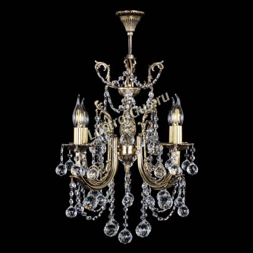 Люстра бронзовая Матильда №4 Шар в Магнитогорске Гусь Хрустальный