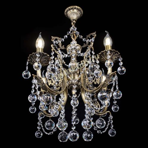 Люстра бронзовая Матильда №4 Шар в Магнитогорске Гусь Хрустальный