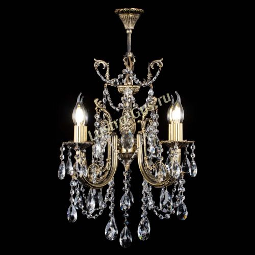 Люстра бронзовая Матильда №4 Журавлик в Магнитогорске Гусь Хрустальный