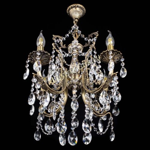 Люстра бронзовая Матильда №4 Журавлик в Магнитогорске Гусь Хрустальный