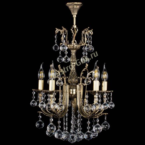 Люстра бронзовая Матильда №5/2 Шар в Магнитогорске Гусь Хрустальный