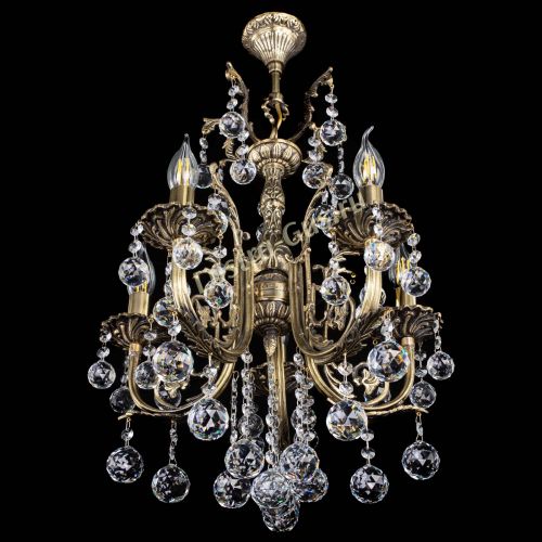 Люстра бронзовая Матильда №5/2 Шар в Магнитогорске Гусь Хрустальный