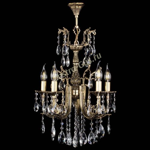 Люстра бронзовая Матильда №5/2 Журавлик в Магнитогорске Гусь Хрустальный