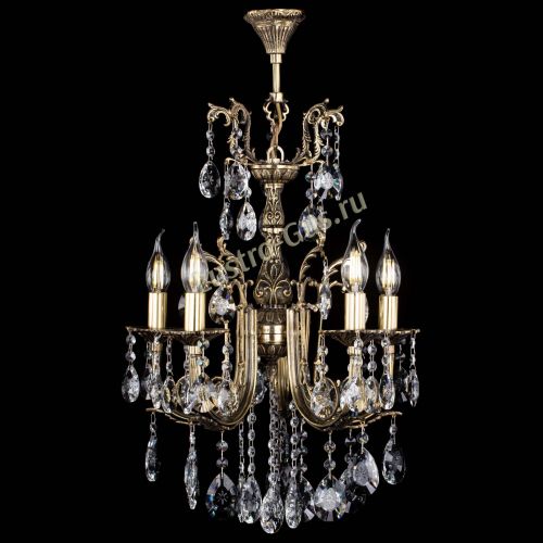 Люстра бронзовая Матильда №5/2 Звездочка в Магнитогорске Гусь Хрустальный