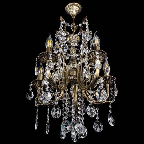 Люстра бронзовая Матильда №5/3 Баден в Магнитогорске Гусь Хрустальный