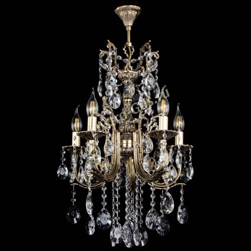 Люстра бронзовая Матильда №5/3 Звездочка в Магнитогорске Гусь Хрустальный