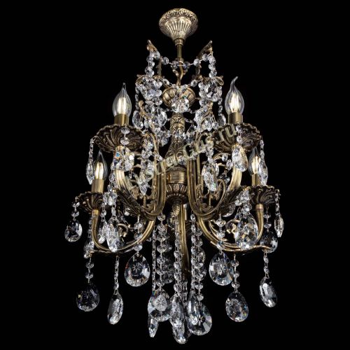 Люстра бронзовая Матильда №5/3 Звездочка в Магнитогорске Гусь Хрустальный