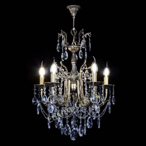 Люстра бронзовая Матильда №5 Баден в Магнитогорске Гусь Хрустальный