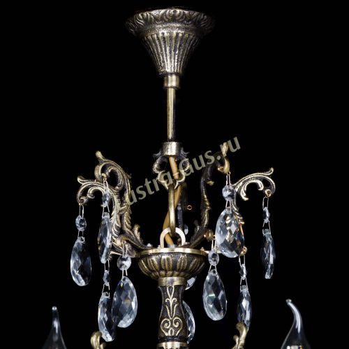 Люстра бронзовая Матильда №5 Баден в Магнитогорске Гусь Хрустальный