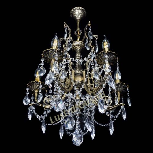 Люстра бронзовая Матильда №5 Баден в Магнитогорске Гусь Хрустальный