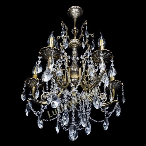 Люстра бронзовая Матильда №5 Лучик в Магнитогорске Гусь Хрустальный