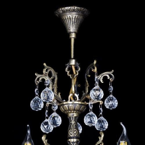 Люстра бронзовая Матильда №5 Шар в Магнитогорске Гусь Хрустальный