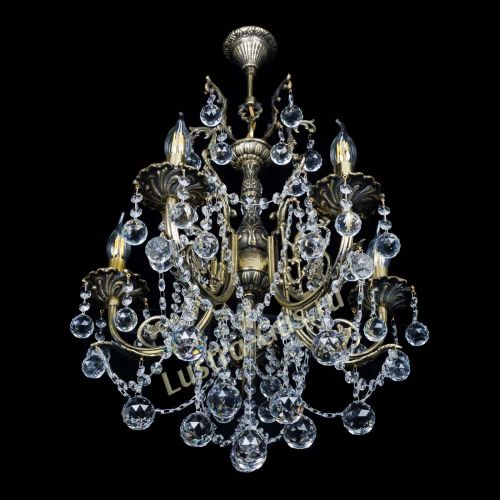 Люстра бронзовая Матильда №5 Шар в Магнитогорске Гусь Хрустальный