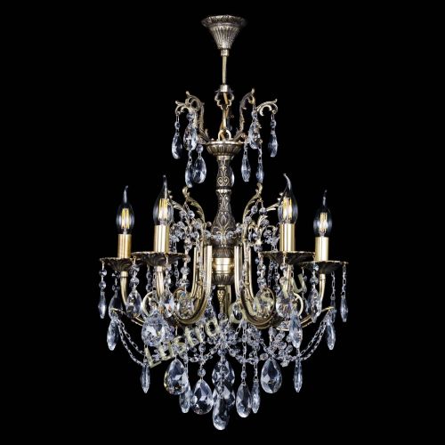 Люстра бронзовая Матильда №5 Журавлик в Магнитогорске Гусь Хрустальный