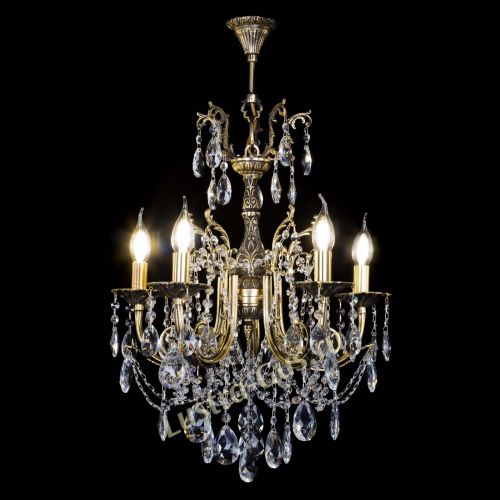 Люстра бронзовая Матильда №5 Журавлик в Магнитогорске Гусь Хрустальный