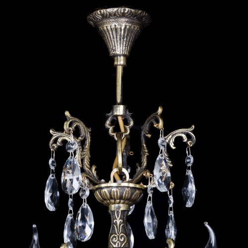 Люстра бронзовая Матильда №5 Журавлик в Магнитогорске Гусь Хрустальный