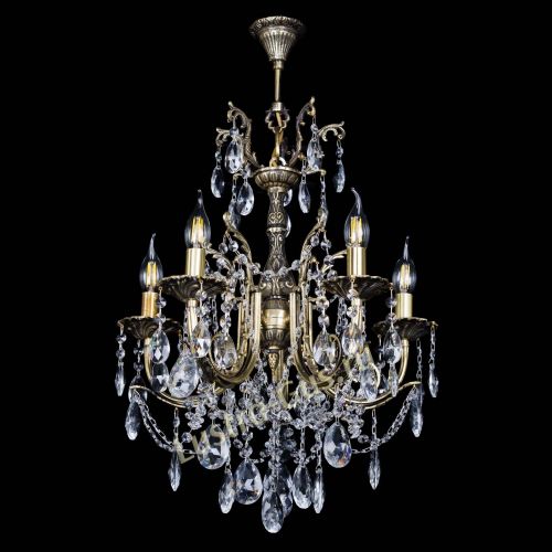 Люстра бронзовая Матильда №5 Журавлик в Магнитогорске Гусь Хрустальный