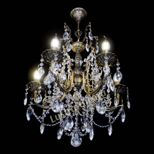 Люстра бронзовая Матильда №5 Журавлик в Магнитогорске Гусь Хрустальный