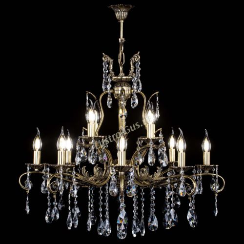 Люстра бронзовая Мелания №12/1 лучик в Магнитогорске Гусь Хрустальный