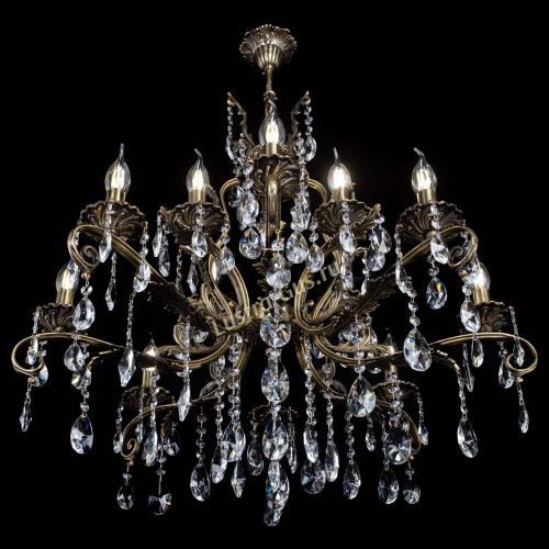 Люстра бронзовая Мелания №12/1 лучик в Магнитогорске Гусь Хрустальный