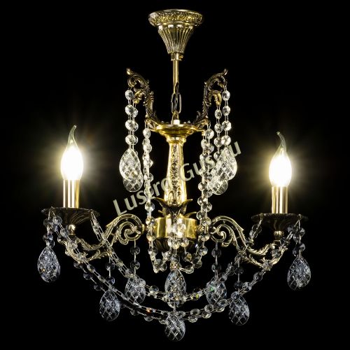 Люстра Мелания 2 лампы Баден в Магнитогорске Гусь Хрустальный