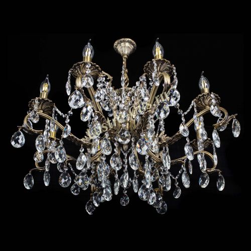 Люстра бронзовая Милана №1 баден в Магнитогорске Гусь Хрустальный