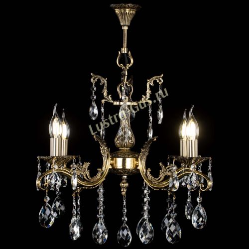 Люстра бронзовая Милана №4/2 баден в Магнитогорске Гусь Хрустальный