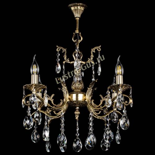 Люстра бронзовая Милана №4/2 баден в Магнитогорске Гусь Хрустальный