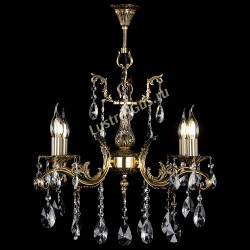 Люстра бронзовая Милана №4/2 лучик в Магнитогорске Гусь Хрустальный