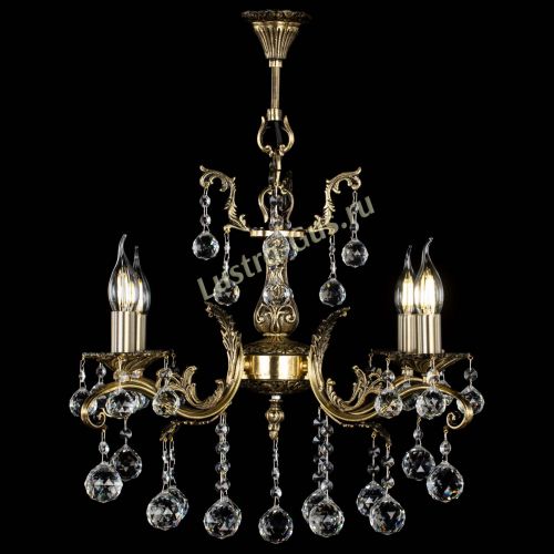 Люстра бронзовая Милана №4/2 шар в Магнитогорске Гусь Хрустальный