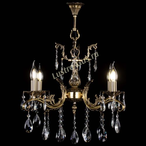 Люстра бронзовая Милана №4/2 журавлик в Магнитогорске Гусь Хрустальный