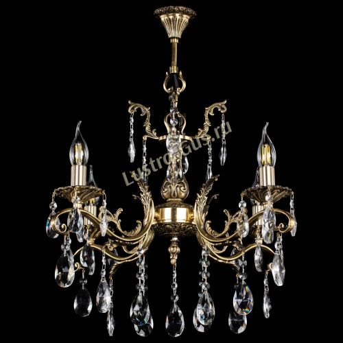 Люстра бронзовая Милана №4/2 журавлик в Магнитогорске Гусь Хрустальный