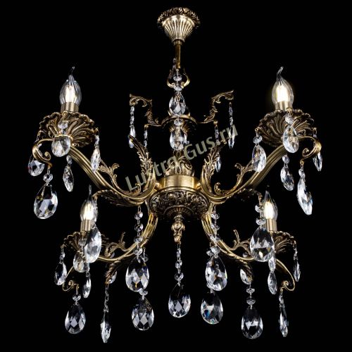 Люстра бронзовая Милана №4/2 журавлик в Магнитогорске Гусь Хрустальный