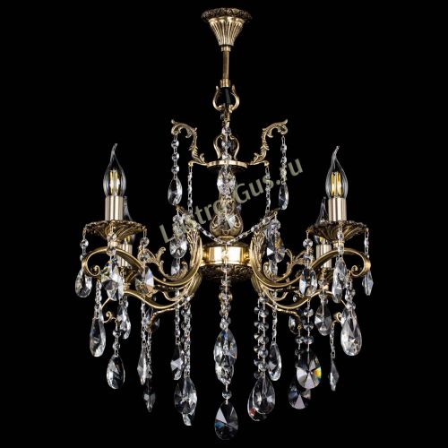 Люстра бронзовая Милана №4 лучик в Магнитогорске Гусь Хрустальный