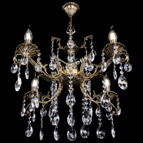 Люстра бронзовая Милана №4 журавлик в Магнитогорске Гусь Хрустальный