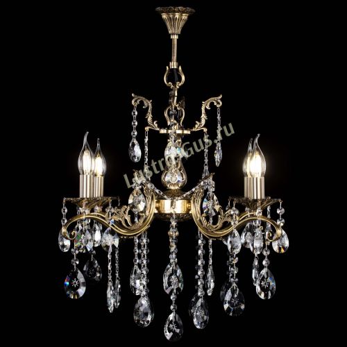 Люстра бронзовая Милана №4 звездочка в Магнитогорске Гусь Хрустальный