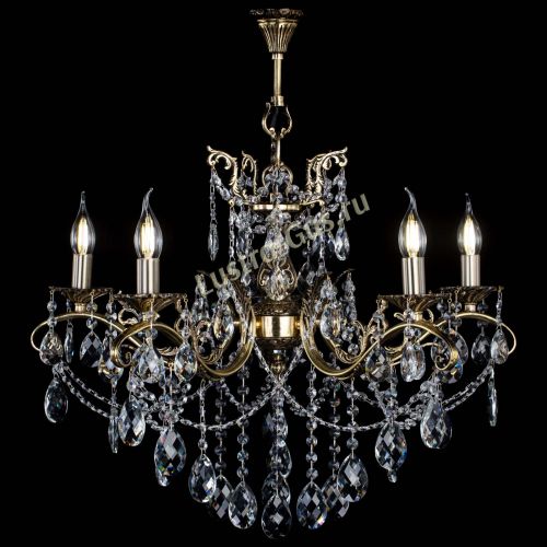 Люстра бронзовая Милана №5/1 баден в Магнитогорске Гусь Хрустальный