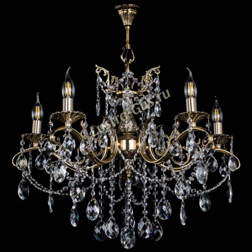 Люстра бронзовая Милана №5/1 баден в Магнитогорске Гусь Хрустальный