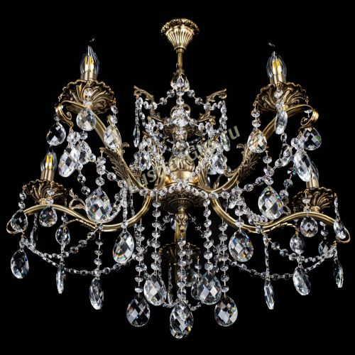 Люстра бронзовая Милана №5/1 баден в Магнитогорске Гусь Хрустальный