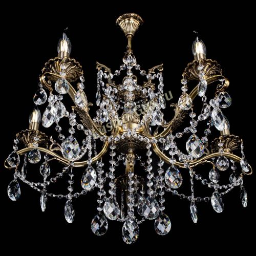 Люстра бронзовая Милана №5/1 баден в Магнитогорске Гусь Хрустальный