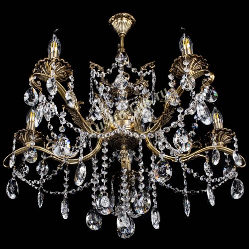 Люстра бронзовая Милана №5/1 звездочка в Магнитогорске Гусь Хрустальный