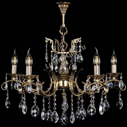 Люстра бронзовая Милана №5/2 баден в Магнитогорске Гусь Хрустальный