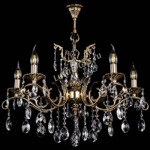 Люстра бронзовая Милана №5/2 баден в Магнитогорске Гусь Хрустальный