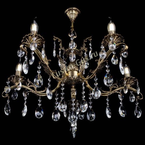 Люстра бронзовая Милана №5/2 журавлик в Магнитогорске Гусь Хрустальный