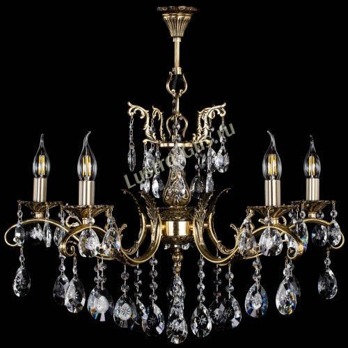 Люстра бронзовая Милана №5/2 звездочка в Магнитогорске Гусь Хрустальный