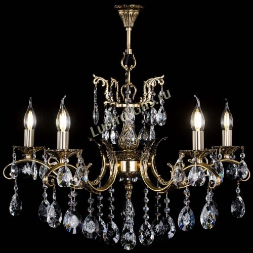 Люстра бронзовая Милана №5/2 звездочка в Магнитогорске Гусь Хрустальный