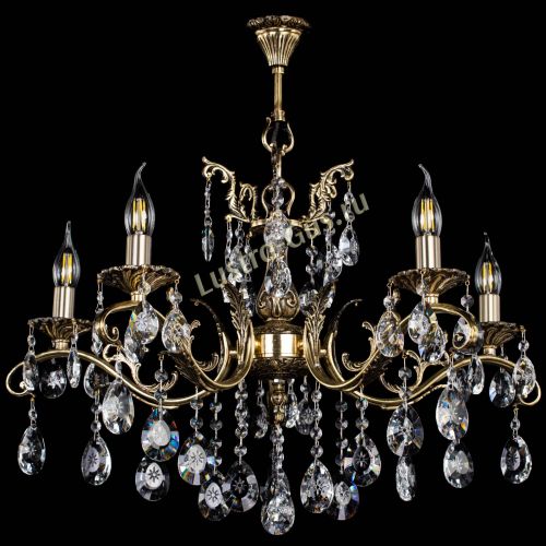 Люстра бронзовая Милана №5/2 звездочка в Магнитогорске Гусь Хрустальный