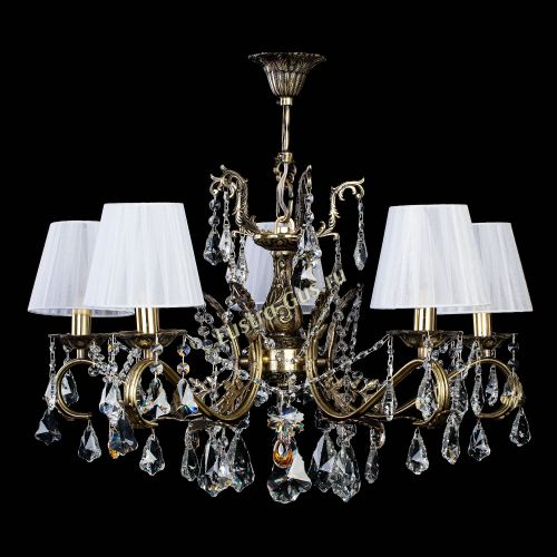 Люстра бронзовая Милана №5 Дубик Прованс в Магнитогорске Гусь Хрустальный