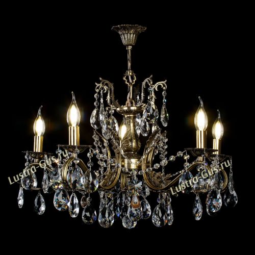 Люстра бронзовая Милана №5 в Магнитогорске Гусь Хрустальный
